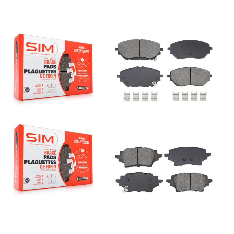 SIM KSM-100606 Disc Brake Pad for 2019-2022 Toyota C-HR - Front and Rear
