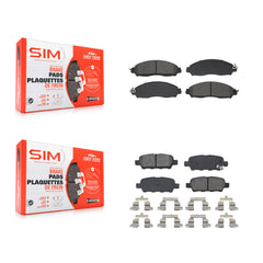 SIM KSM-100613 Disc Brake Pad for 2018-2022 Nissan LEAF - Front and Rear