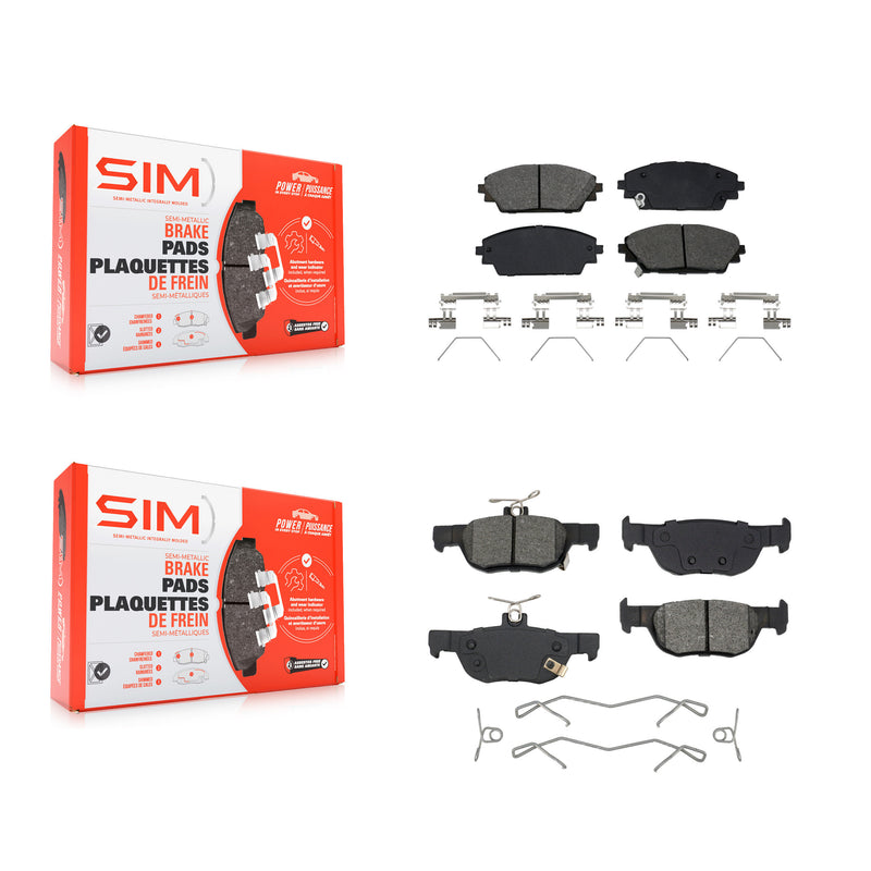SIM KSM-100622 Disc Brake Pad for 2020-2023 Mazda CX-30 - Front and Rear