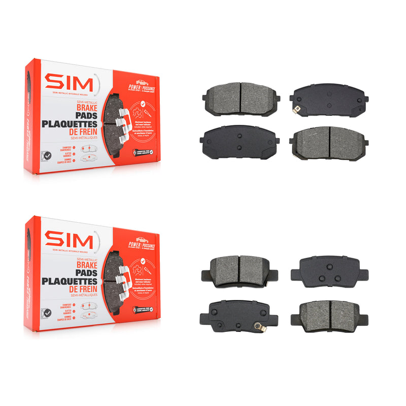 SIM KSM-100626 Disc Brake Pad for 2021-2024 Hyundai Elantra - Front and Rear