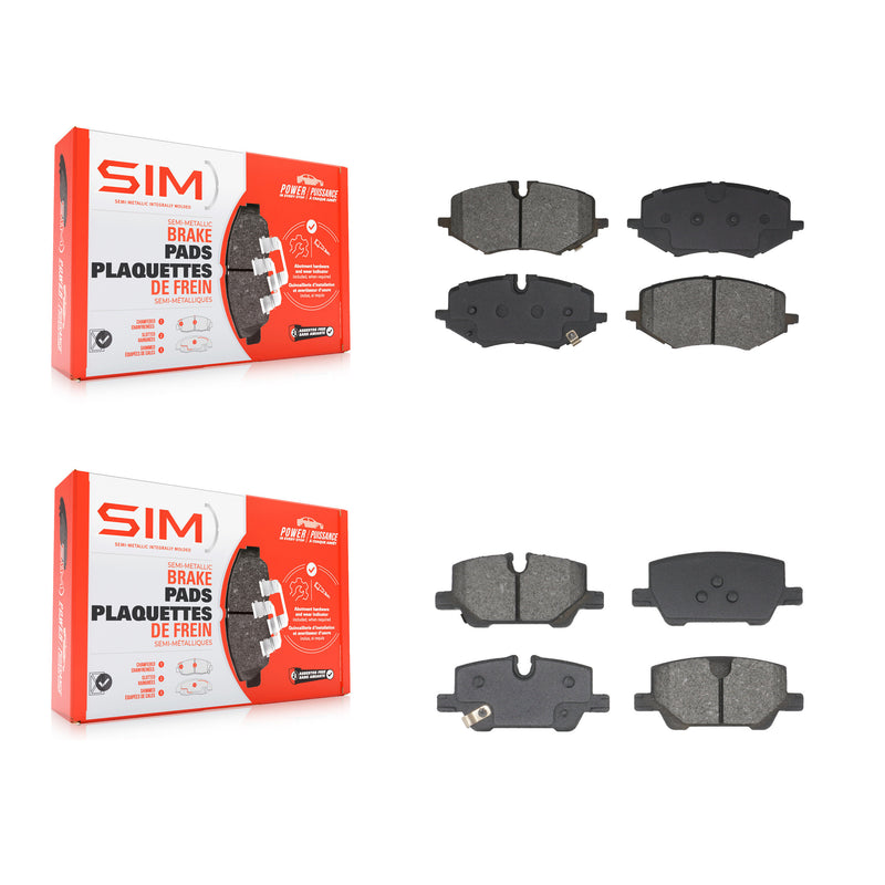 SIM KSM-100628 Disc Brake Pad for 2020-2025 Chevrolet Trailblazer, Buick Encore GX - Front and Rear