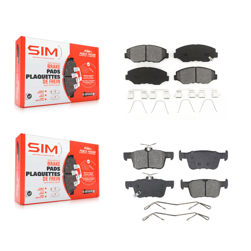 SIM KSM-100638 Disc Brake Pad for 2020-2021 Honda Civic - Front and Rear
