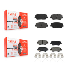 SIM KSM-100640 Disc Brake Pad for 2019-2022 Hyundai Nexo - Front and Rear