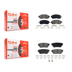 SIM KSM-100642 Disc Brake Pad for 2019-2023 Nissan Altima - Front and Rear