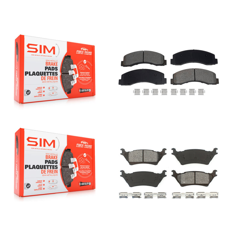 SIM KSM-100645 Disc Brake Pad for 2018-2020 Ford F-150 - Front and Rear