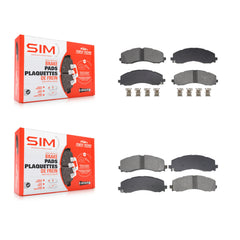 SIM KSM-100654 Disc Brake Pad for 2019-2024 Ram 2500, Ram 3500 - Front and Rear