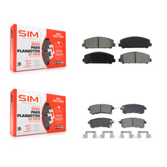 SIM KSM-100655 Disc Brake Pad for 2011-2024 Nissan Armada, INFINITI QX80, INFINITI QX56 - Front and Rear