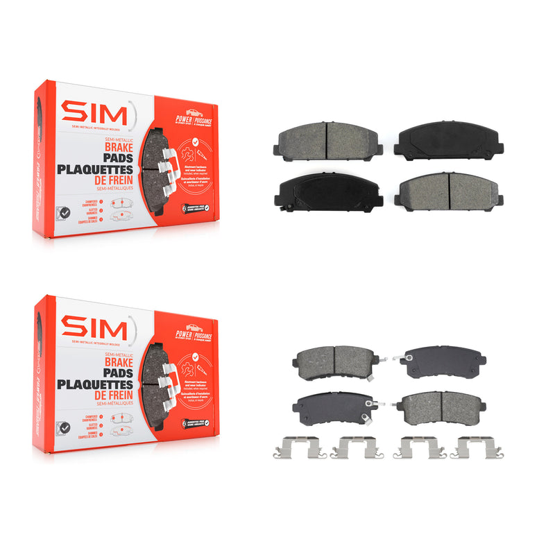 SIM KSM-100655 Disc Brake Pad for 2011-2024 Nissan Armada, INFINITI QX80, INFINITI QX56 - Front and Rear