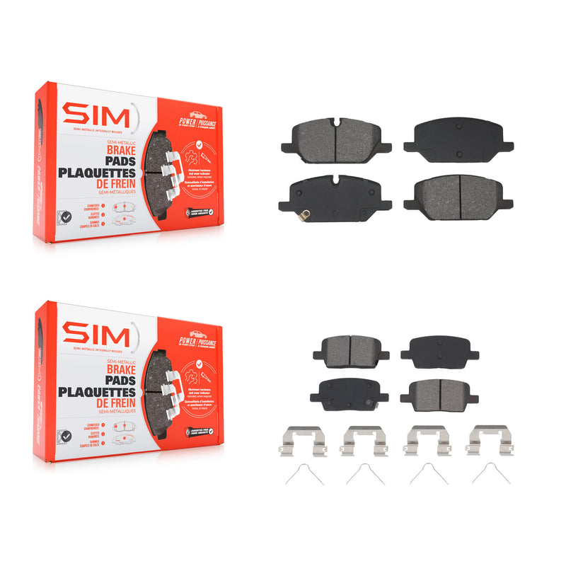 SIM KSM-100660 Disc Brake Pad for 2021-2022 Chevrolet Camaro - Front and Rear