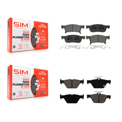 SIM KSM-100678 Disc Brake Pad for 2019-2024 Subaru Ascent - Front and Rear