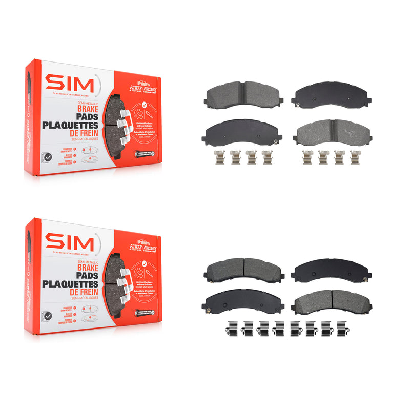 SIM KSM-100685 Disc Brake Pad for 2019-2022 Ram 3500 - Front and Rear