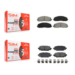 SIM KSM-100686 Disc Brake Pad for 2022 Jeep Wrangler - Front and Rear