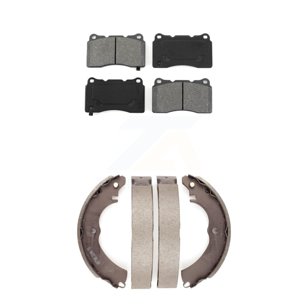 Transit Auto KSN-100002 Disc Brake Pad for 2003-2011 Mitsubishi Lancer - Front and Rear