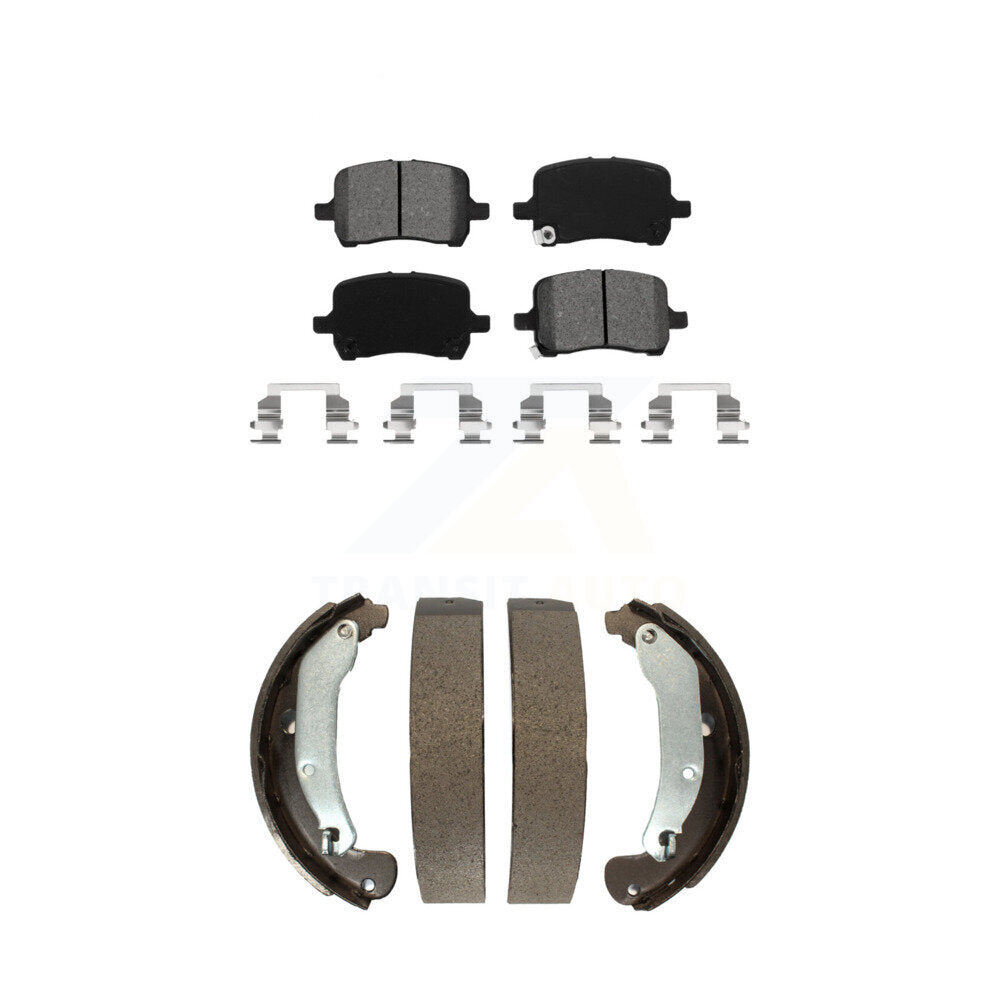Transit Auto KSN-100003 Disc Brake Pad for 2004-2008 Chevrolet HHR, Pontiac G5 and More - Front and Rear