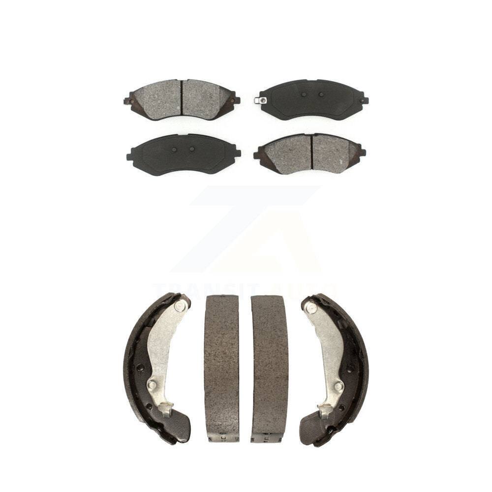 Transit Auto KSN-100005 Disc Brake Pad for 2004-2015 Chevrolet Spark, Pontiac G3 and More - Front and Rear