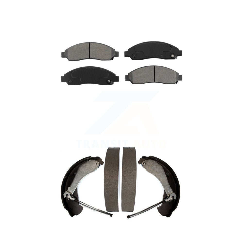 Transit Auto KSN-100006 Disc Brake Pad for 2004-2008 Isuzu i-290, Isuzu i-370 and More - Front and Rear
