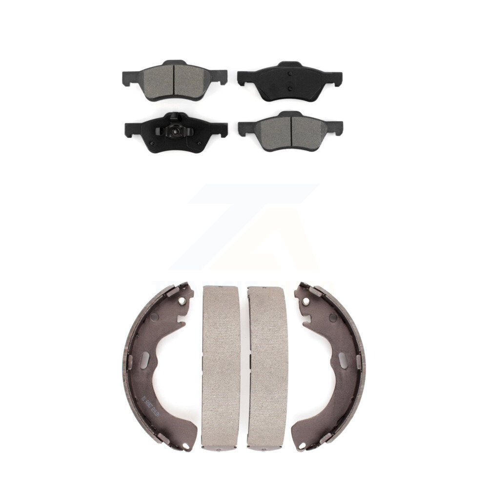 Transit Auto KSN-100009 Disc Brake Pad for 2005-2008 Mazda Tribute, Ford Escape, Mercury Mariner - Front and Rear