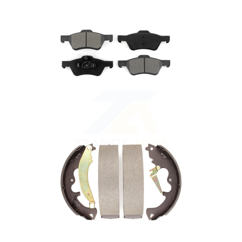 Transit Auto KSN-100010 Disc Brake Pad for 2007-2012 Ford Escape, Mercury Mariner, Mazda Tribute - Front and Rear