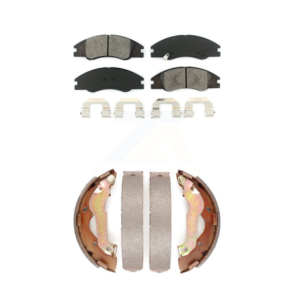 Transit Auto KSN-100012 Disc Brake Pad for 2007-2009 Kia Spectra - Front and Rear