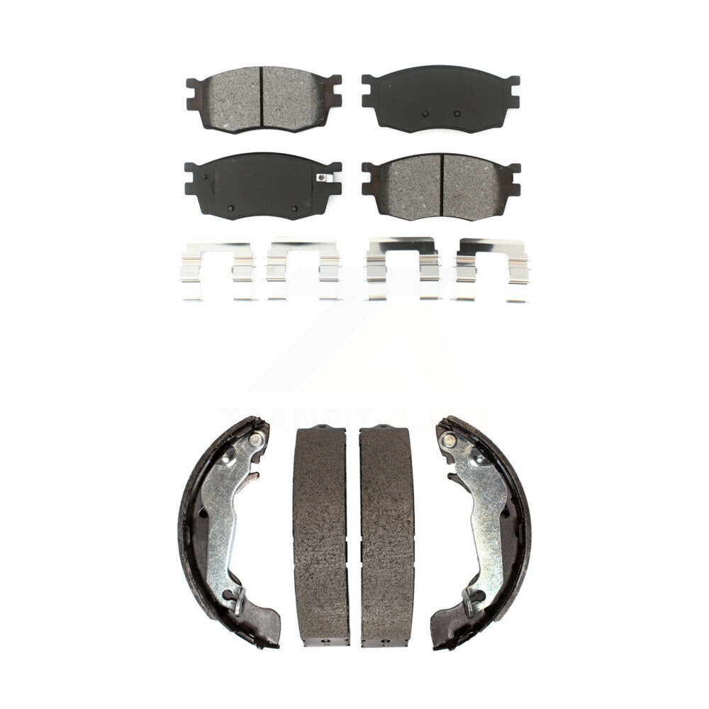 Transit Auto KSN-100017 Disc Brake Pad for 2006 Hyundai Accent - Front and Rear