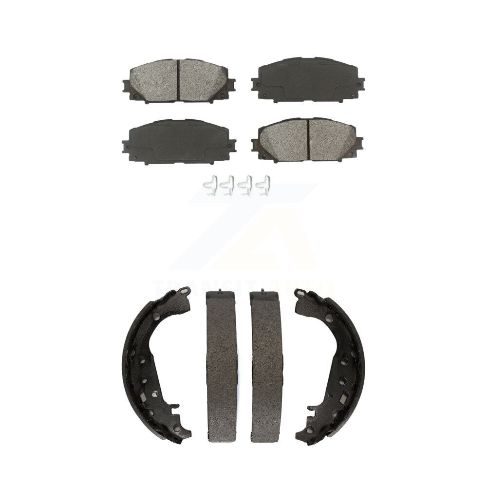 Transit Auto KSN-100023 Disc Brake Pad for 2006-2014 Toyota Yaris - Front and Rear