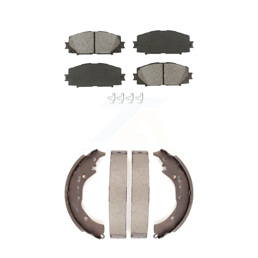 Transit Auto KSN-100024 Disc Brake Pad for 2012-2016 Scion iQ, Toyota Prius C - Front and Rear