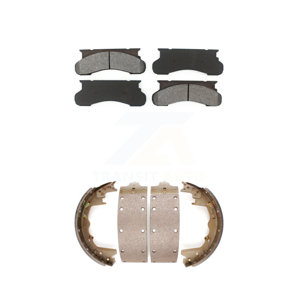 Transit Auto KSN-100028 Disc Brake Pad for 1987-1994 Ford E-350 Econoline, Ford E-350 Econoline Club Wagon, Ford F-350 - Front and Rear