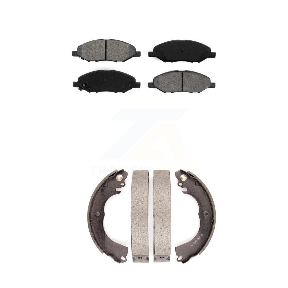 Transit Auto KSN-100033 Disc Brake Pad for 2009-2011 Nissan Versa - Front and Rear