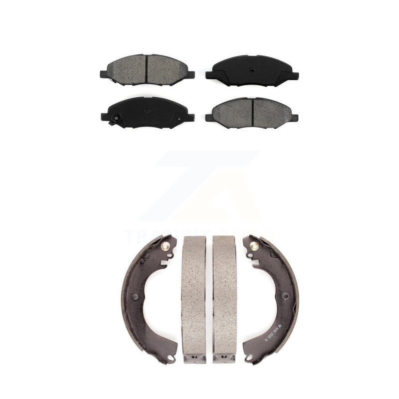Transit Auto KSN-100033 Disc Brake Pad for 2009-2011 Nissan Versa - Front and Rear