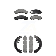 Transit Auto KSN-100040 Disc Brake Pad for 1980-1996 Chevrolet P30, GMC P3500 and More - Front and Rear