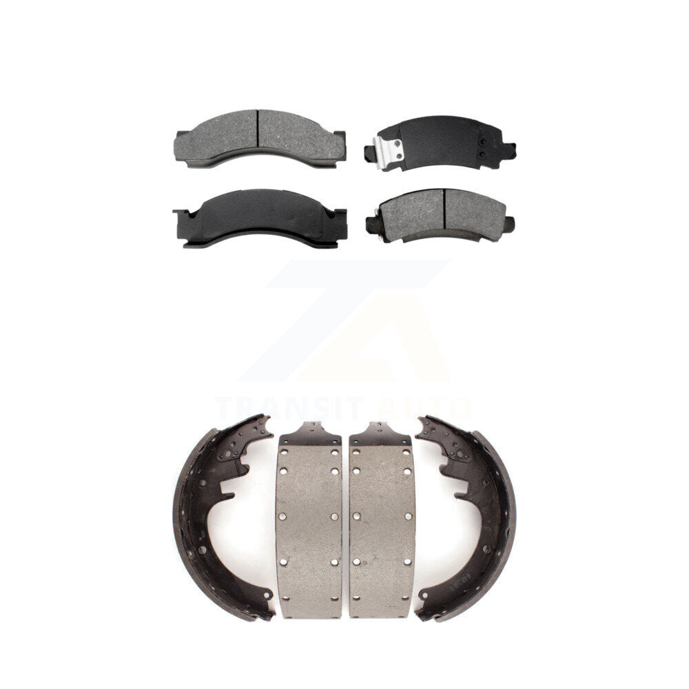 Transit Auto KSN-100041 Disc Brake Pad for 1980-1996 Chevrolet P30, GMC P3500 and More - Front and Rear