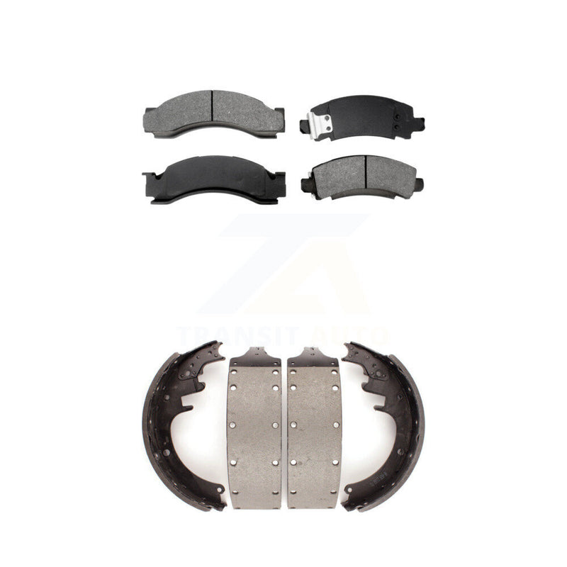 Transit Auto KSN-100041 Disc Brake Pad for 1980-1996 Chevrolet P30, GMC P3500 and More - Front and Rear