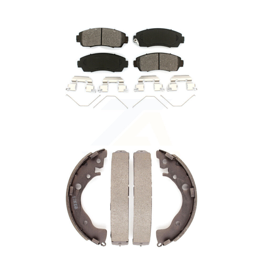 Transit Auto KSN-100043 Disc Brake Pad for 2015 Honda Civic - Front and Rear