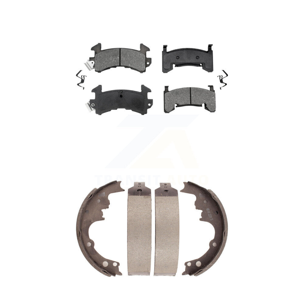 Transit Auto KSN-100047 Disc Brake Pad for 1980-2002 Chevrolet S10, GMC Sonoma and More - Front and Rear