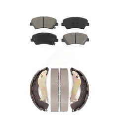 Transit Auto KSN-100048 Disc Brake Pad for 2012-2018 Kia Rio, Hyundai Accent - Front and Rear