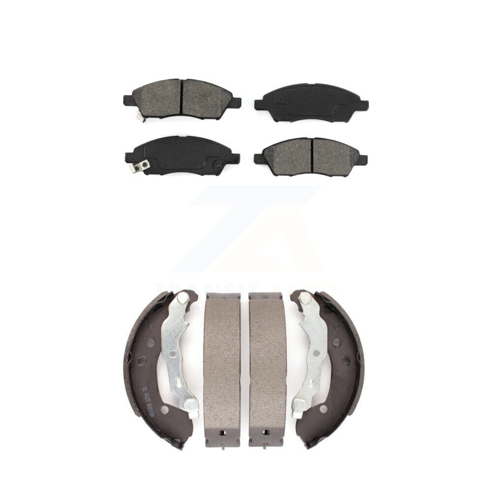 Transit Auto KSN-100050 Disc Brake Pad for 2012-2019 Nissan Micra, Nissan Versa, Nissan Versa Note - Front and Rear