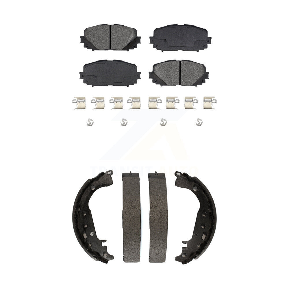 Transit Auto KSN-100051 Disc Brake Pad for 2012-2013 Toyota Yaris - Front and Rear