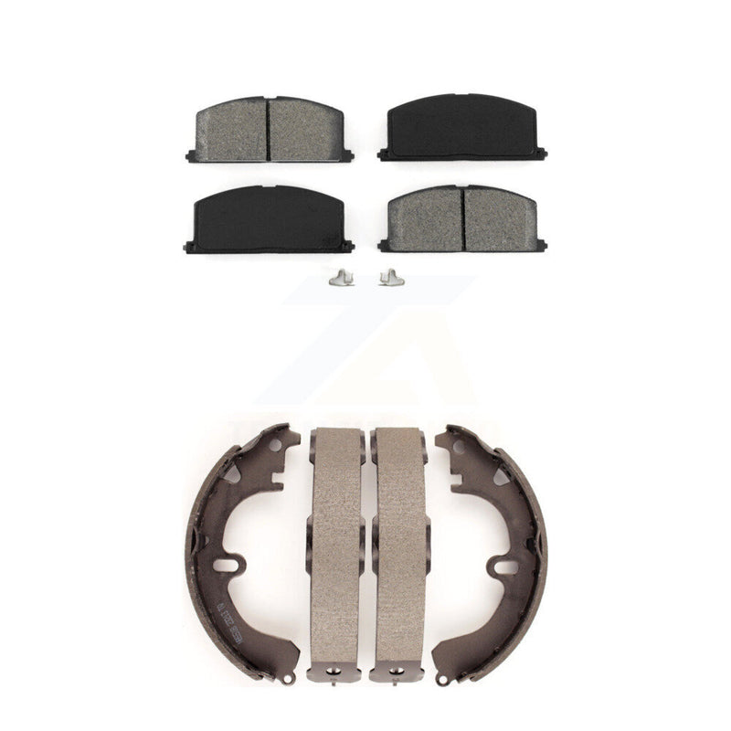 Transit Auto KSN-100054 Disc Brake Pad for 1983-1992 Toyota Celica, Toyota Corolla and More - Front and Rear