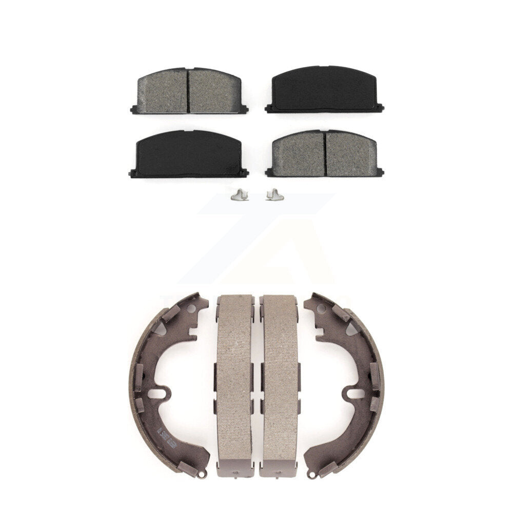 Transit Auto KSN-100055 Disc Brake Pad for 1985-1992 Toyota Corolla, Geo Prizm, Chevrolet Nova - Front and Rear