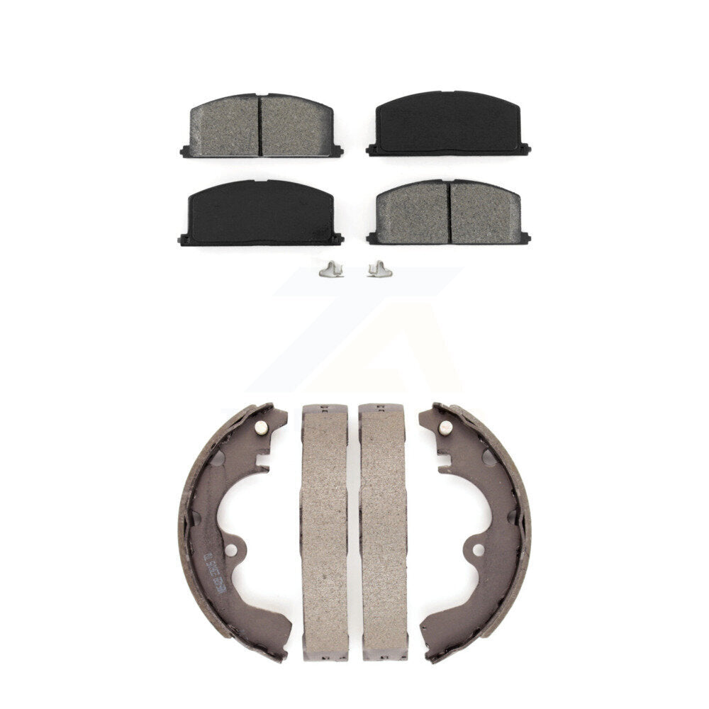Transit Auto KSN-100056 Disc Brake Pad for 1991-1999 Toyota Paseo, Toyota Tercel - Front and Rear