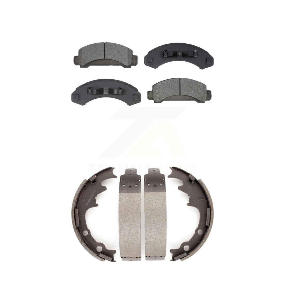 Transit Auto KSN-100057 Disc Brake Pad for 1983-1994 Mazda B2300, Mazda B3000 and More - Front and Rear