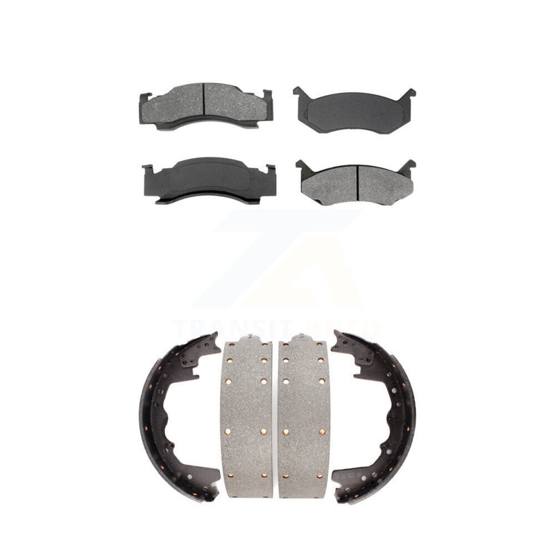 Transit Auto KSN-100059 Disc Brake Pad for 1980-1997 Dodge B2500, Dodge B3500 and More - Front and Rear