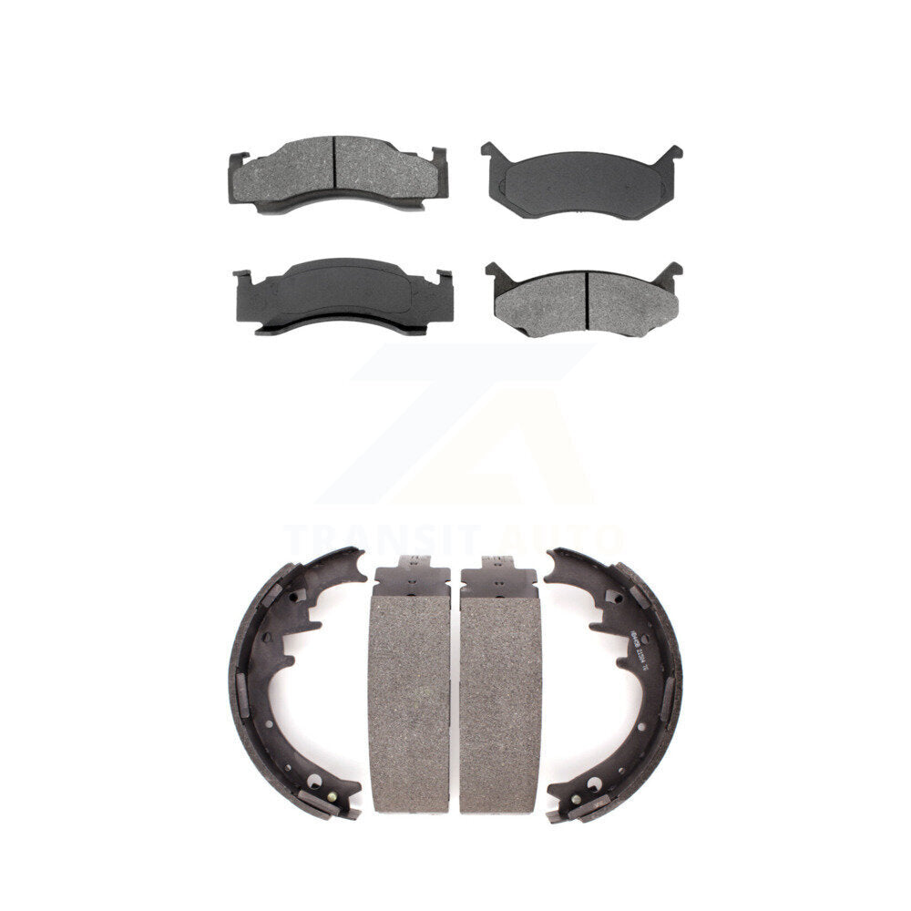 Transit Auto KSN-100060 Disc Brake Pad for 1980-1989 Dodge B150, Dodge B250 and More - Front and Rear