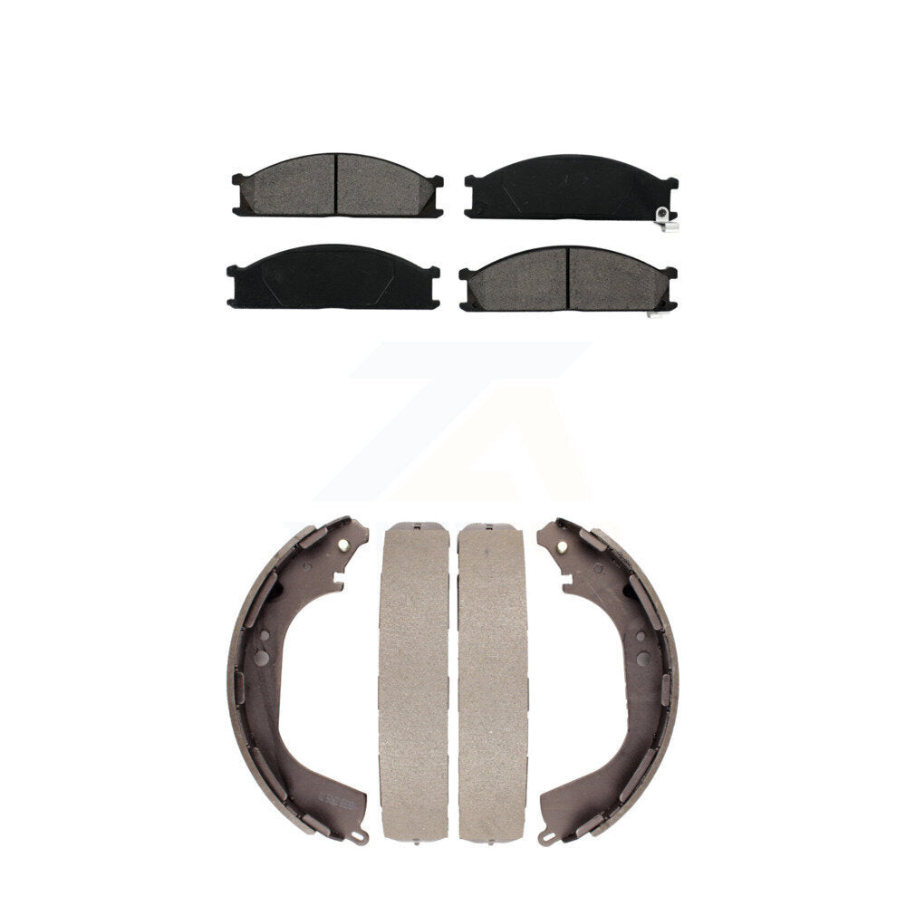 Transit Auto KSN-100065 Disc Brake Pad for 1990-2002 Nissan Frontier, Nissan Pickup, Nissan D21 - Front and Rear