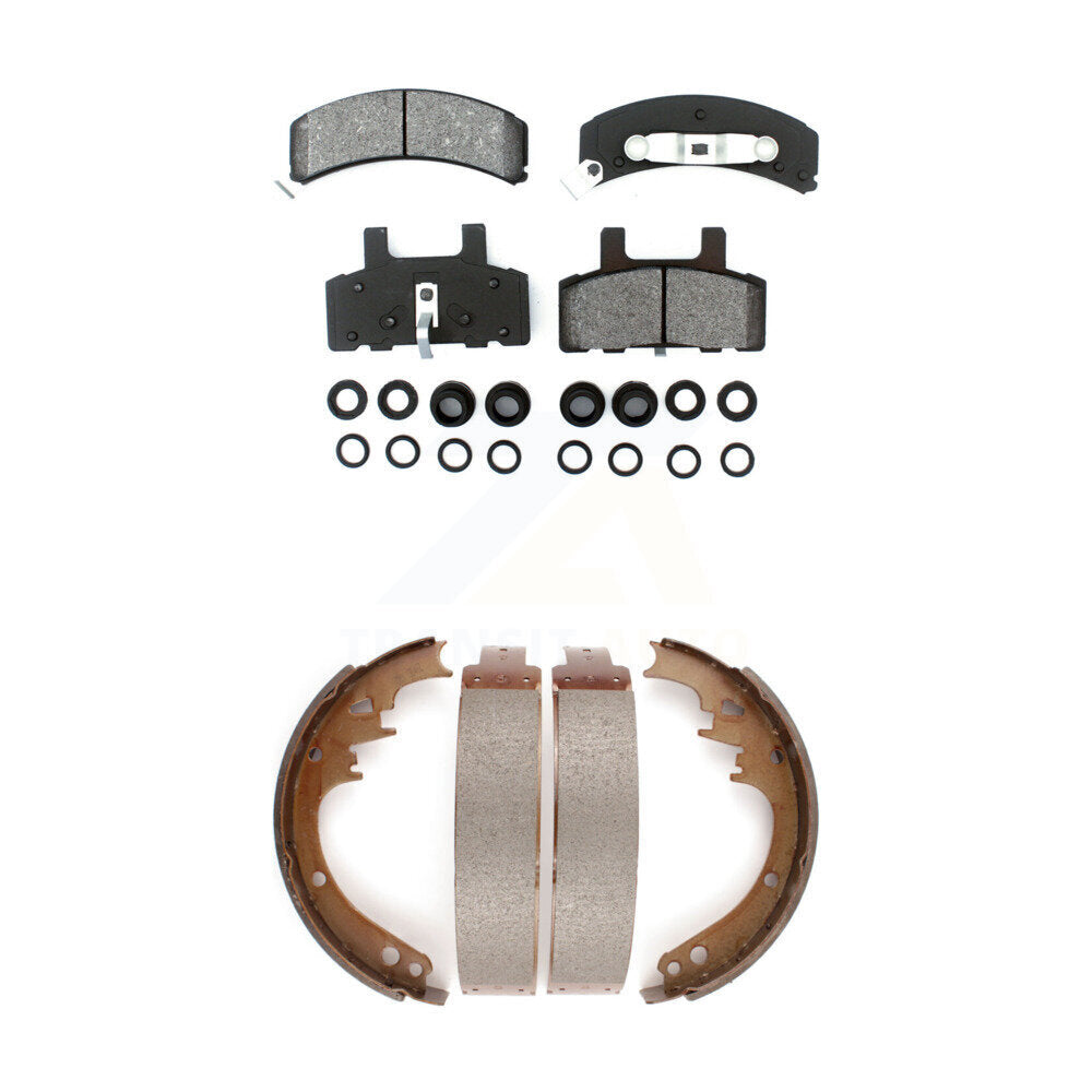Transit Auto KSN-100068 Disc Brake Pad for 1994-1999 Cadillac DeVille, Dodge Ram 1500 - Front and Rear