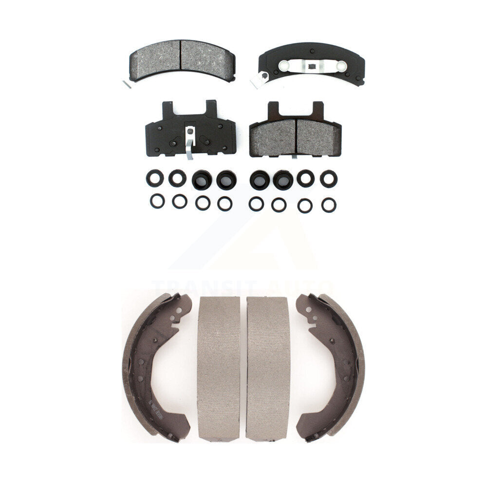 Transit Auto KSN-100071 Disc Brake Pad for 1988-1999 GMC Yukon, Chevrolet Tahoe and More - Front and Rear