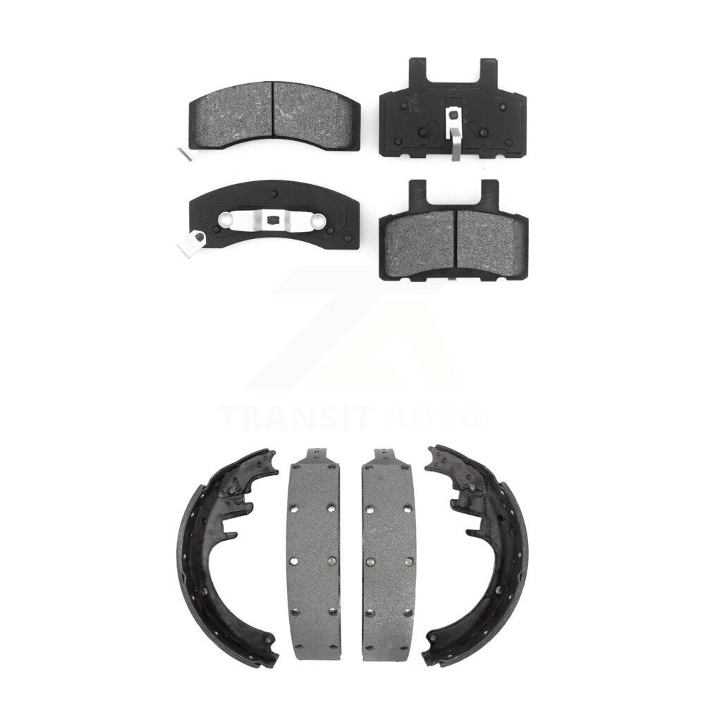 Transit Auto KSN-100072 Disc Brake Pad for 1988-2000 Dodge Ram 2500, Chevrolet C1500 Suburban and More - Front and Rear