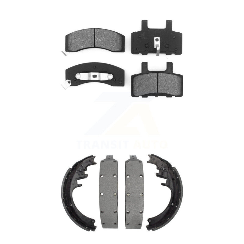 Transit Auto KSN-100072 Disc Brake Pad for 1988-2000 Dodge Ram 2500, Chevrolet C1500 Suburban and More - Front and Rear
