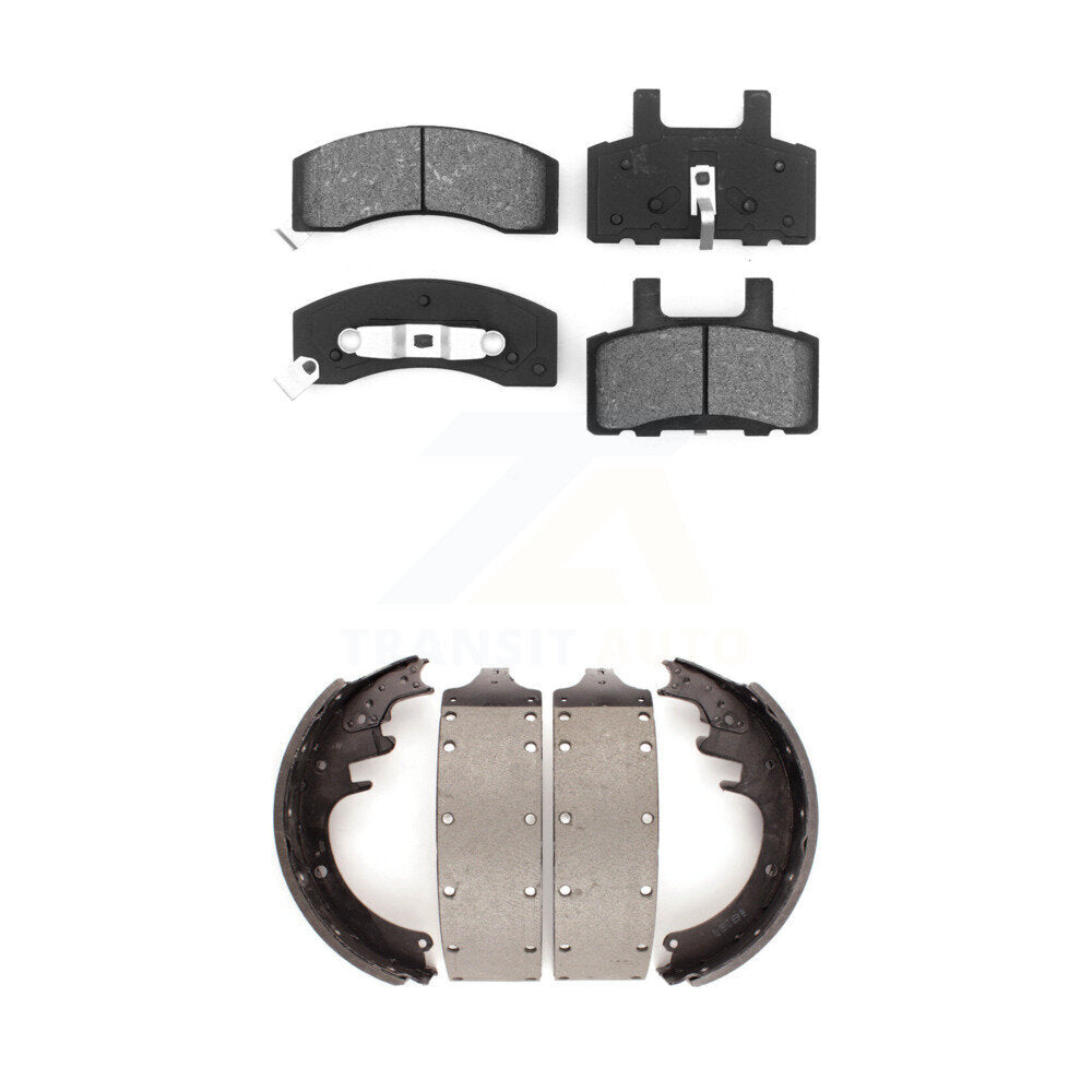 Transit Auto KSN-100073 Disc Brake Pad for 1988-2002 Chevrolet K3500, Chevrolet Express 3500 and More - Front and Rear