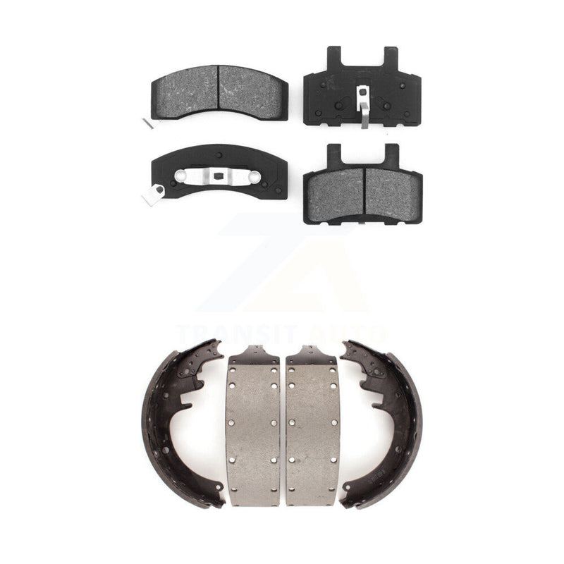 Transit Auto KSN-100073 Disc Brake Pad for 1988-2002 Chevrolet K3500, Chevrolet Express 3500 and More - Front and Rear